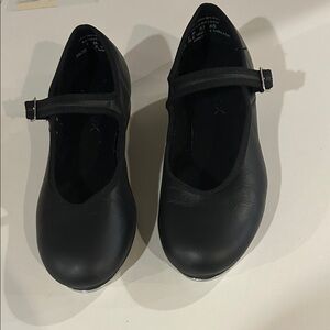 Capezio Black Leather Mary Jane Tap Dance Shoes